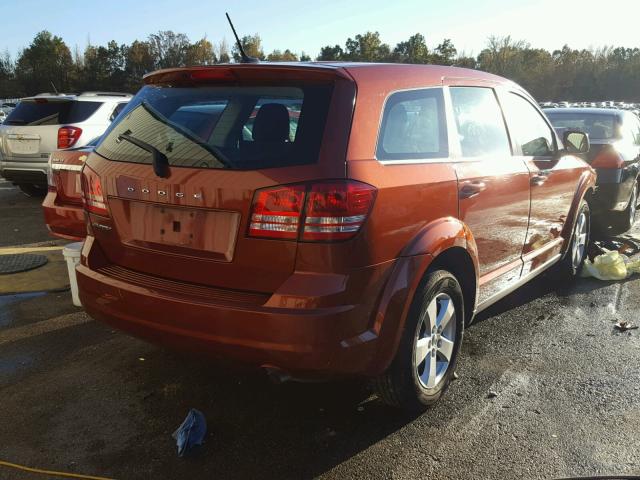 3C4PDCABXDT517917 - 2013 DODGE JOURNEY SE ORANGE photo 4