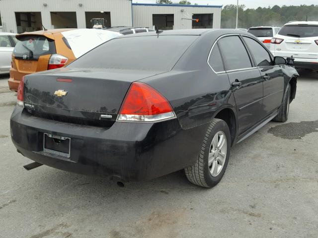 2G1WA5E34E1166095 - 2014 CHEVROLET IMPALA LIM BLACK photo 4