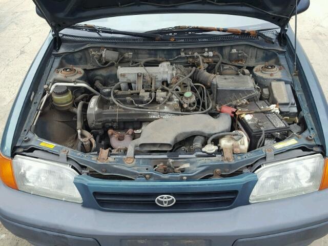 JT2BC52L4T0165924 - 1996 TOYOTA TERCEL DX GREEN photo 7