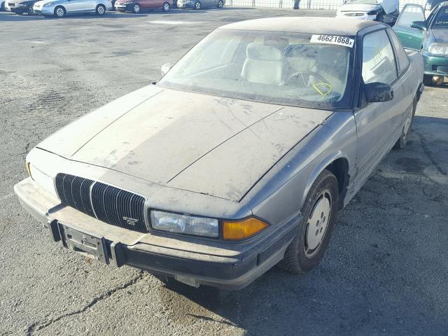 2G4WB14T2K1458592 - 1989 BUICK REGAL CUST GRAY photo 2