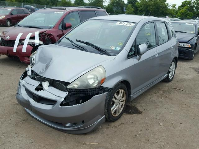 JHMGD38647S041757 - 2007 HONDA FIT S 银色 照片 2
