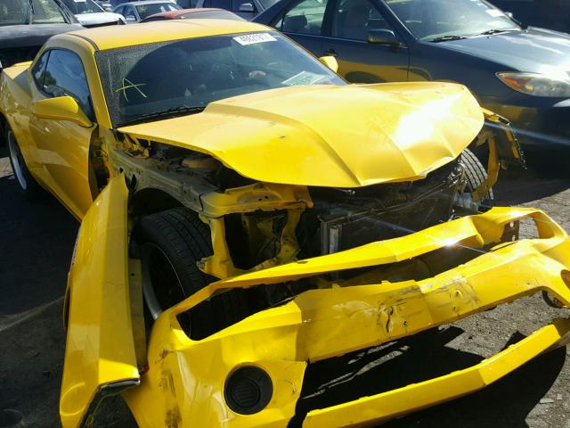 2G1FA1E36C9175422 - 2012 CHEVROLET CAMARO LS YELLOW photo 1