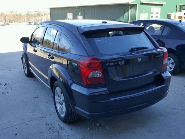 1B3CB4HA7AD607729 - 2010 DODGE CALIBER BLACK photo 3