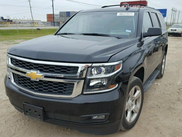 1GNSKBKC2FR709305 - 2015 CHEVROLET TAHOE K150 BLACK photo 2