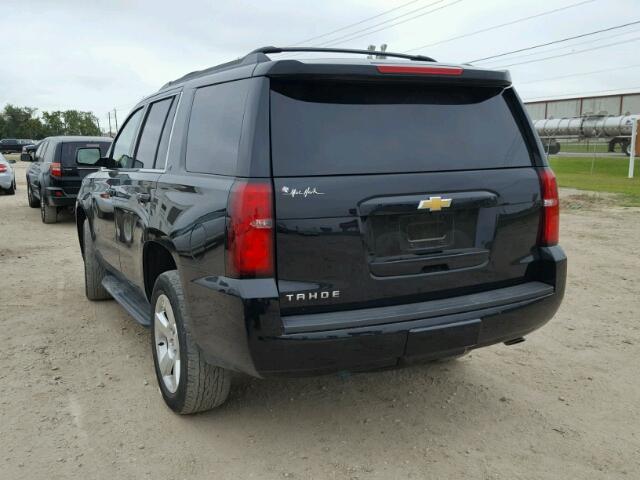 1GNSKBKC2FR709305 - 2015 CHEVROLET TAHOE K150 BLACK photo 3