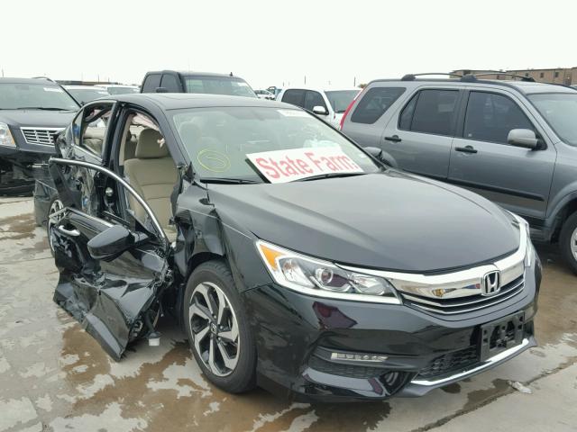 1HGCR3F86HA003140 - 2017 HONDA ACCORD EXL BLACK photo 1