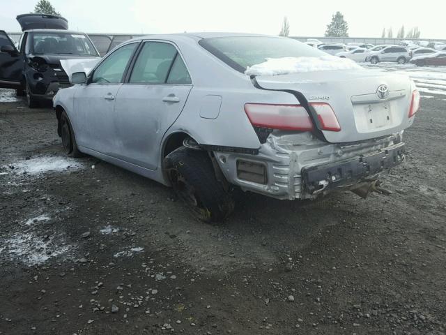 4T1BE46K17U069501 - 2007 TOYOTA CAMRY NEW SILVER photo 3