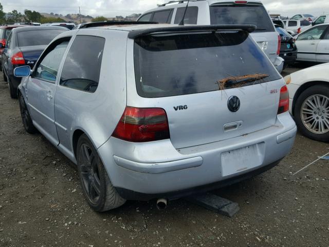 WVWPG21J01W106489 - 2001 VOLKSWAGEN GTI GLX GRAY photo 3