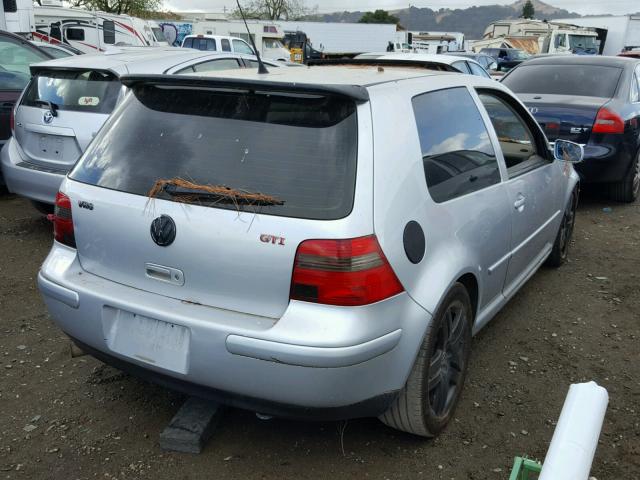 WVWPG21J01W106489 - 2001 VOLKSWAGEN GTI GLX GRAY photo 4