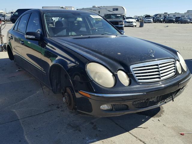 WDBUF56J46A905789 - 2006 MERCEDES-BENZ E 350 BLACK photo 1