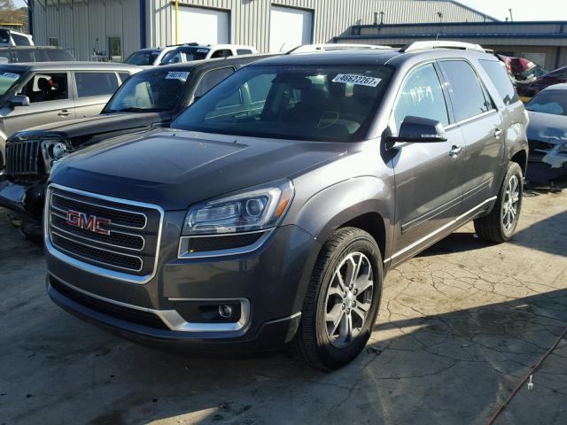 1GKKRRKD9EJ171760 - 2014 GMC ACADIA SLT გრაფიტი ფოტო 2