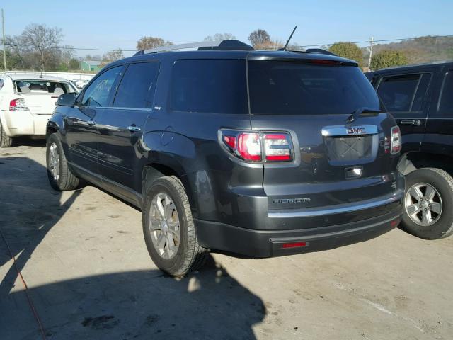 1GKKRRKD9EJ171760 - 2014 GMC ACADIA SLT გრაფიტი ფოტო 3