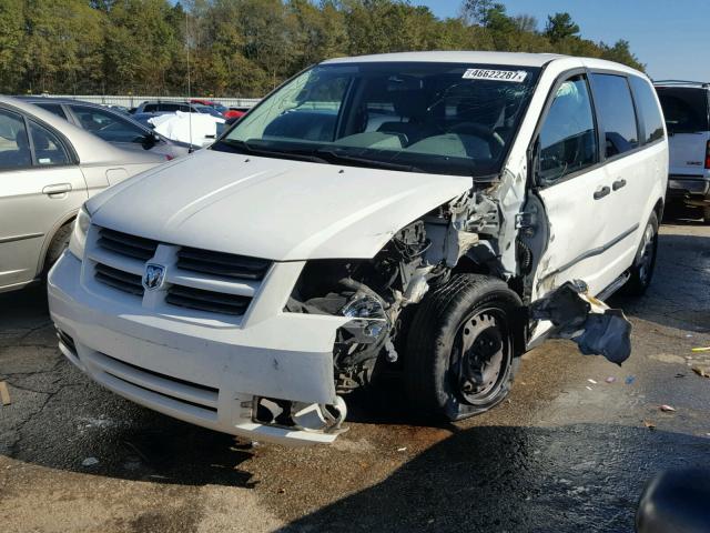 1D8HN44H98B184366 - 2008 DODGE GRAND CARA WHITE photo 2