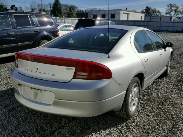 2B3HD46R52H152246 - 2002 DODGE INTREPID S SILVER photo 4