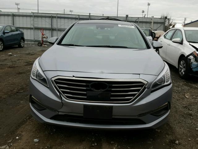 5NPE34AF2FH249578 - 2015 HYUNDAI SONATA SPO SILVER photo 9