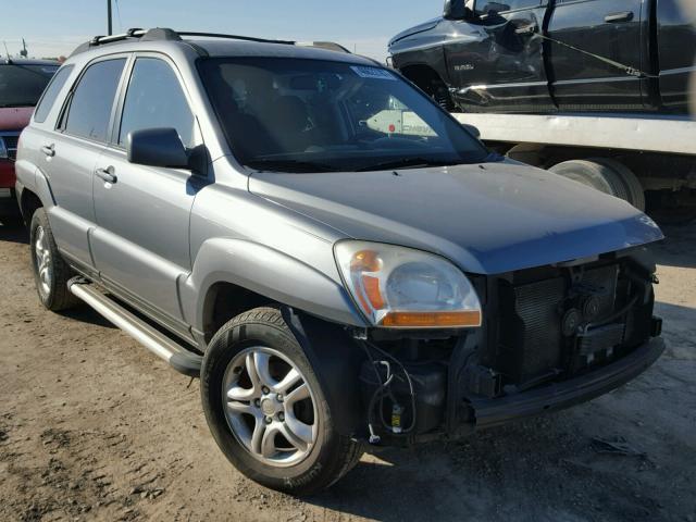 KNDJF723077313358 - 2007 KIA SPORTAGE GRAY photo 1