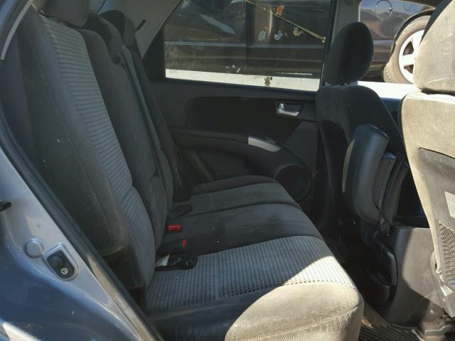 KNDJF723077313358 - 2007 KIA SPORTAGE GRAY photo 6