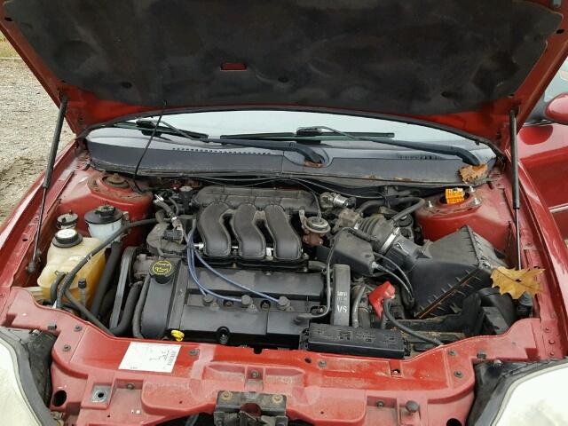 1MEFM55S63G633005 - 2003 MERCURY SABLE LS P RED photo 7