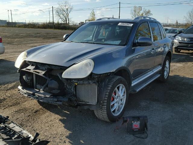 WP1AC29P14LA93492 - 2004 PORSCHE CAYENNE TU GRAY photo 2