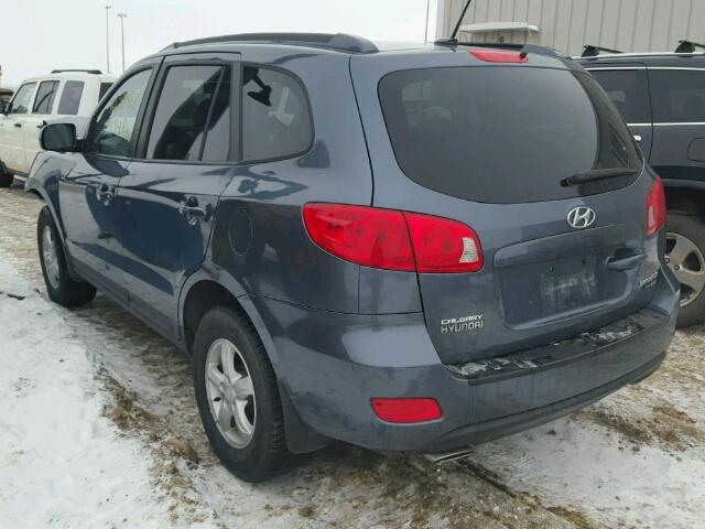 5NMSG73E59H326975 - 2009 HYUNDAI SANTA FE G GRAY photo 3