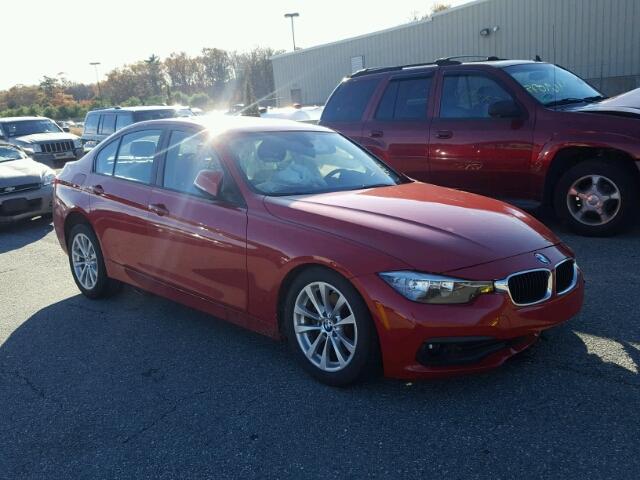 WBA8E5G55GNT93569 - 2016 BMW 320 XI RED photo 1