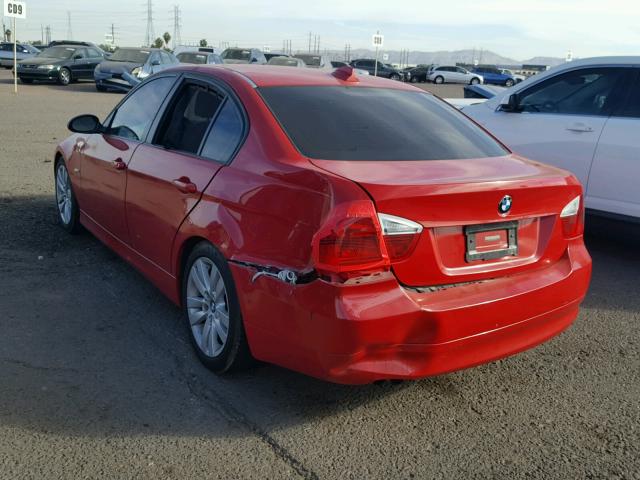 WBAVB13556PT16150 - 2006 BMW 325 I RED photo 3