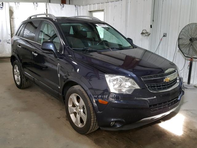 3GNAL4EK5ES663410 - 2014 CHEVROLET CAPTIVA LT BLUE photo 1