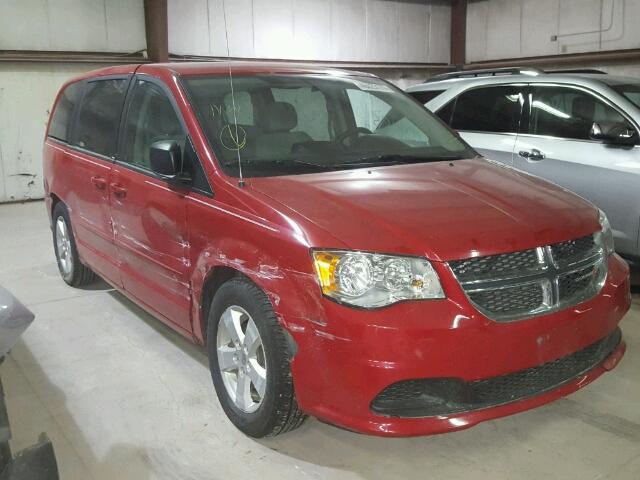 2C4RDGBG8DR715733 - 2013 DODGE GRAND CARA RED photo 1