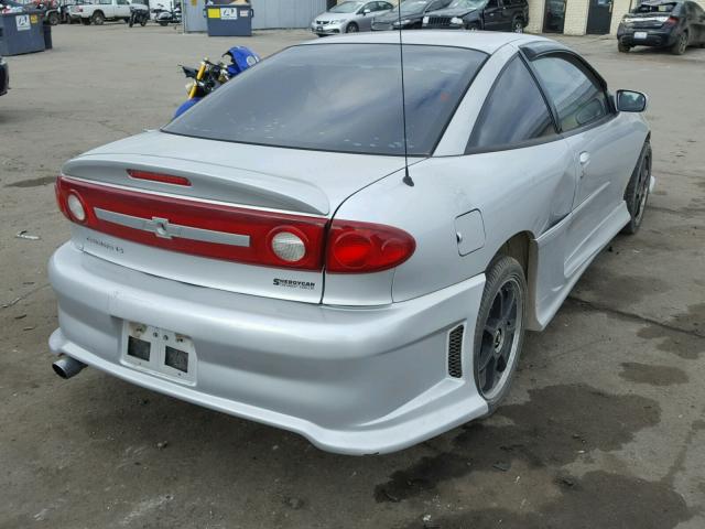 1G1JH12F337235758 - 2003 CHEVROLET CAVALIER L SILVER photo 4