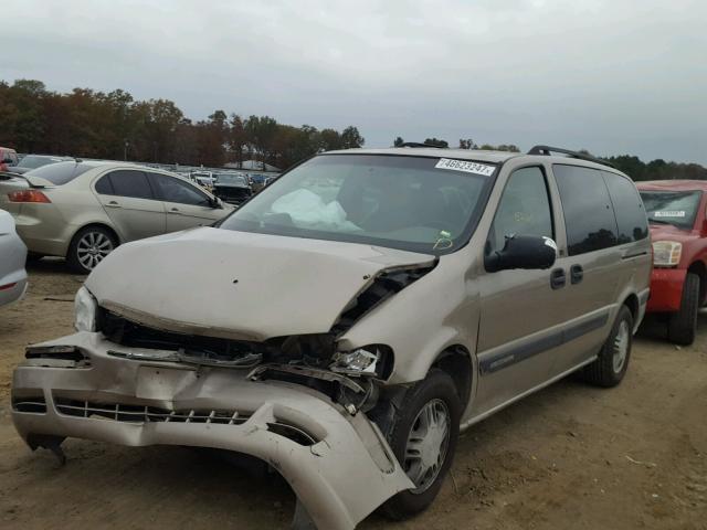 1GNDX03E34D207363 - 2004 CHEVROLET VENTURE TAN photo 2