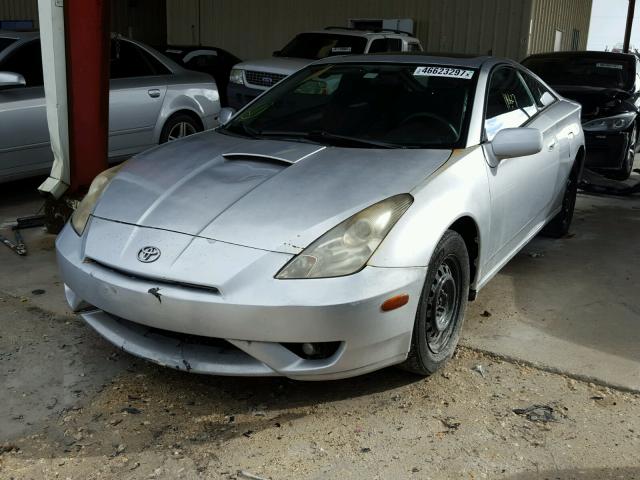 JTDDR32T830159417 - 2003 TOYOTA CELICA GT GRAY photo 2