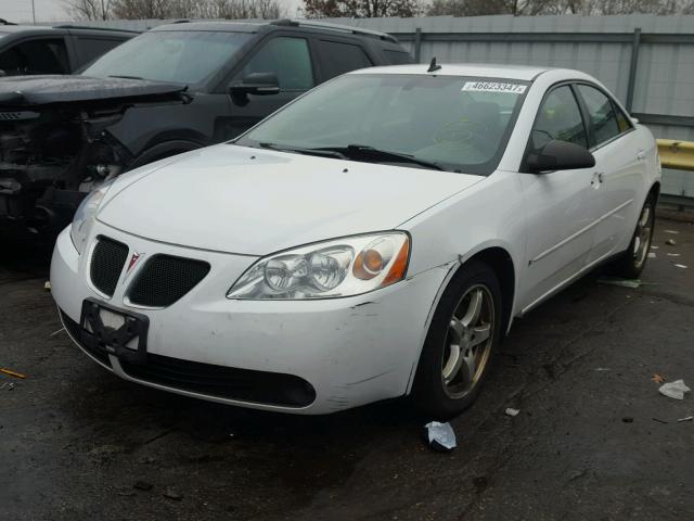 1G2ZH57N794216193 - 2009 PONTIAC G6 GT WHITE photo 2