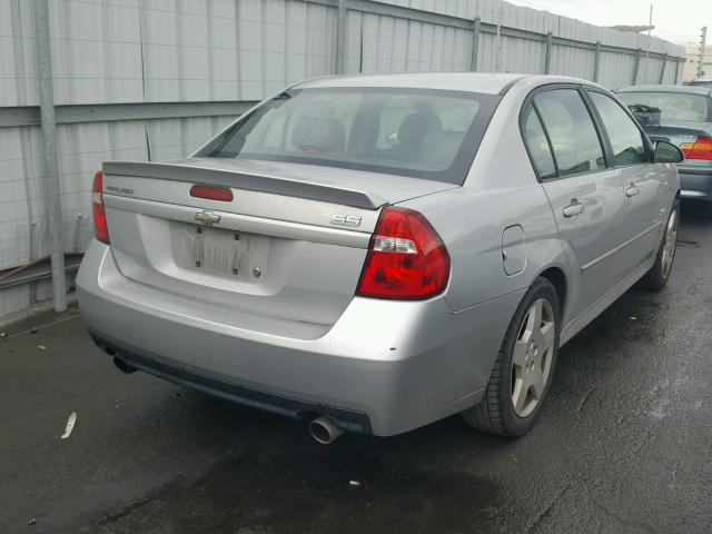 1G1ZW53146F214883 - 2006 CHEVROLET MALIBU SS Gümüş foto 4