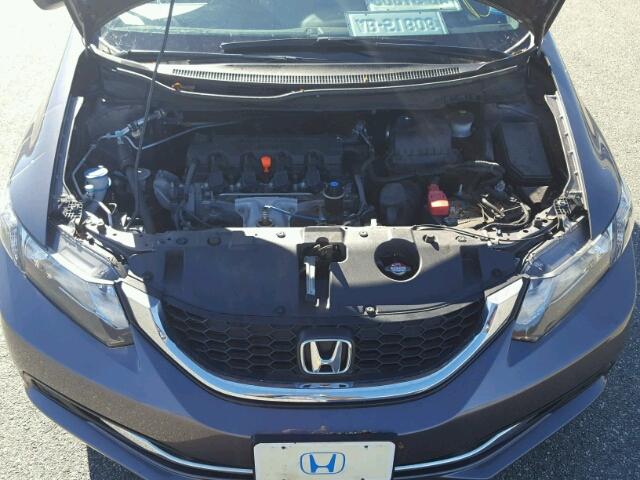 19XFB2F54FE283201 - 2015 HONDA CIVIC LX GRAY photo 7