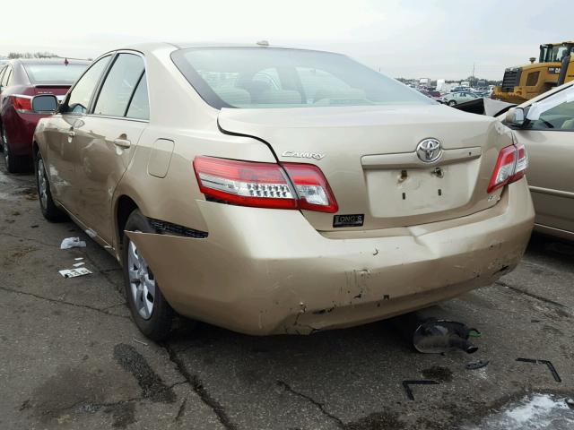 4T1BF3EK0BU774873 - 2011 TOYOTA CAMRY BASE TAN photo 3