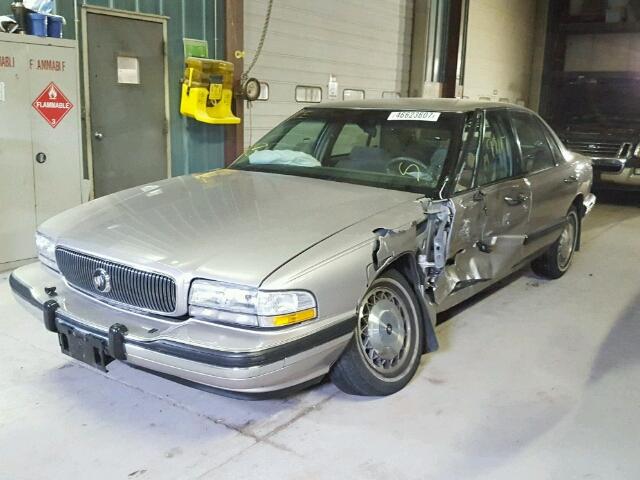 1G4HP52K5TH409901 - 1996 BUICK LESABRE CU GRAY photo 2