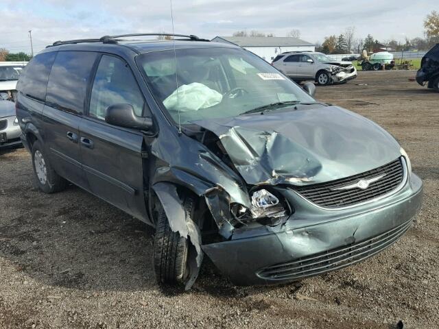 2C4GP44R14R596130 - 2004 CHRYSLER TOWN & COU GREEN photo 1