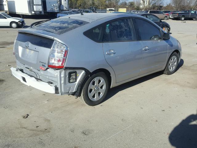 JTDKB20U893501733 - 2009 TOYOTA PRIUS SILVER photo 4