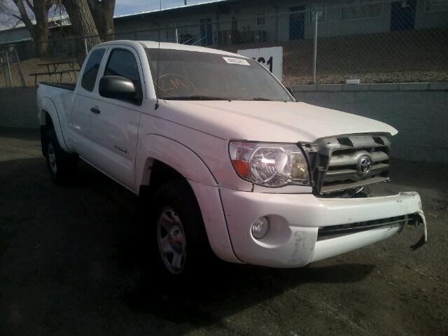 5TEUU4ENXAZ723728 - 2010 TOYOTA TACOMA ACC WHITE photo 1