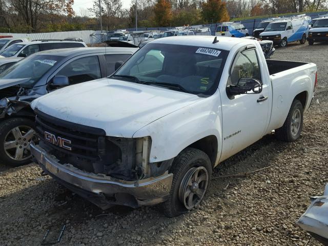 1GTEK14C08Z135366 - 2008 GMC SIERRA K15 WHITE photo 2