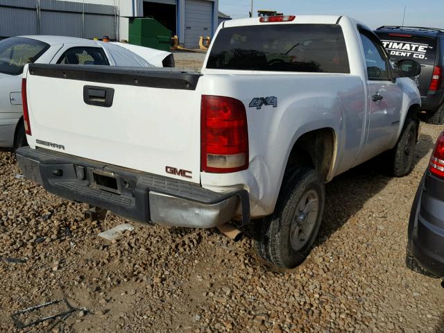 1GTEK14C08Z135366 - 2008 GMC SIERRA K15 WHITE photo 4