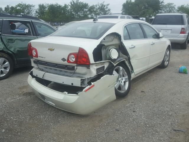 1G1ZF5E70CF159877 - 2012 CHEVROLET MALIBU 3LT თეთრი ფოტო 4