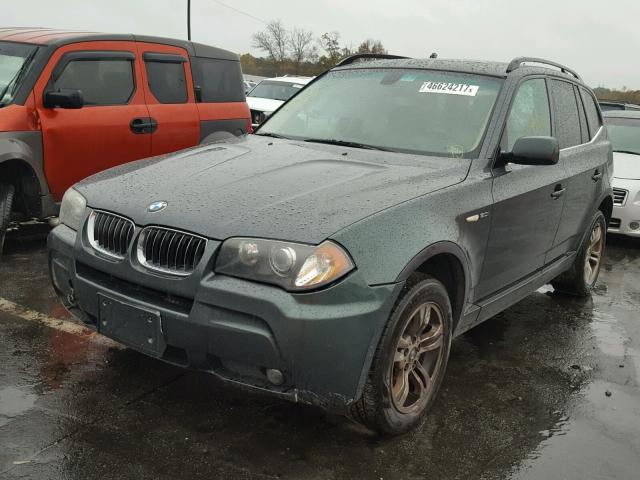 WBXPA934X6WG83366 - 2006 BMW X3 3.0I GRAY photo 2