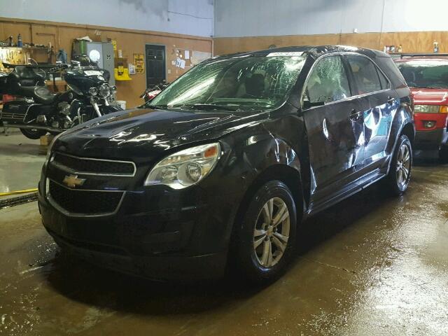 2GNFLCEK9C6350209 - 2012 CHEVROLET EQUINOX LS BLACK photo 2