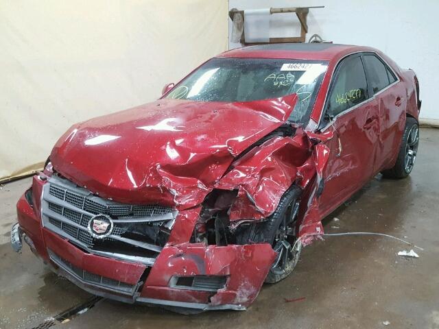 1G6DU57V890110590 - 2009 CADILLAC CTS HI FEA RED photo 2