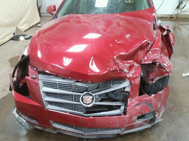 1G6DU57V890110590 - 2009 CADILLAC CTS HI FEA RED photo 7