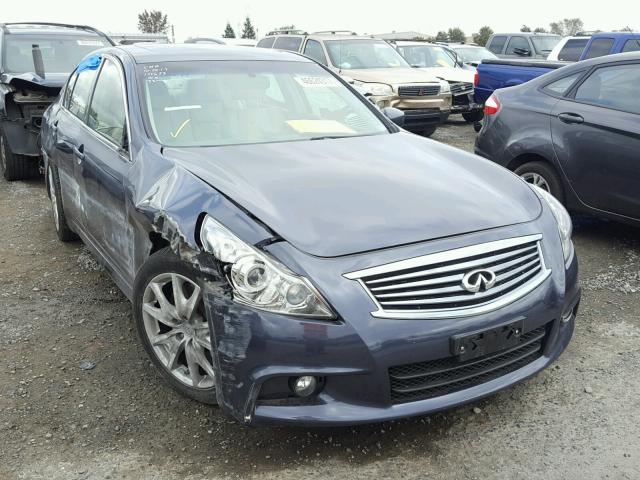 JN1CV6AP9BM510018 - 2011 INFINITI G37 BASE BLUE photo 1