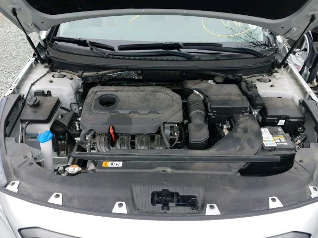 5NPE34AF3FH050393 - 2015 HYUNDAI SONATA SPO SILVER photo 7