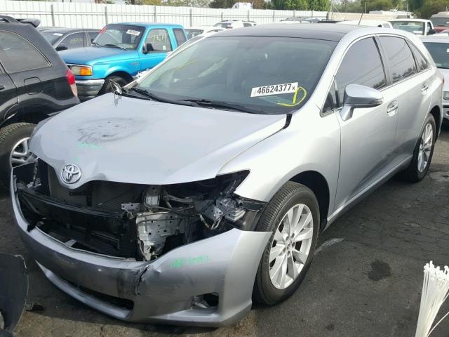 4T3ZA3BB8FU091933 - 2015 TOYOTA VENZA LE SILVER photo 2