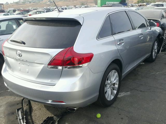 4T3ZA3BB8FU091933 - 2015 TOYOTA VENZA LE SILVER photo 4